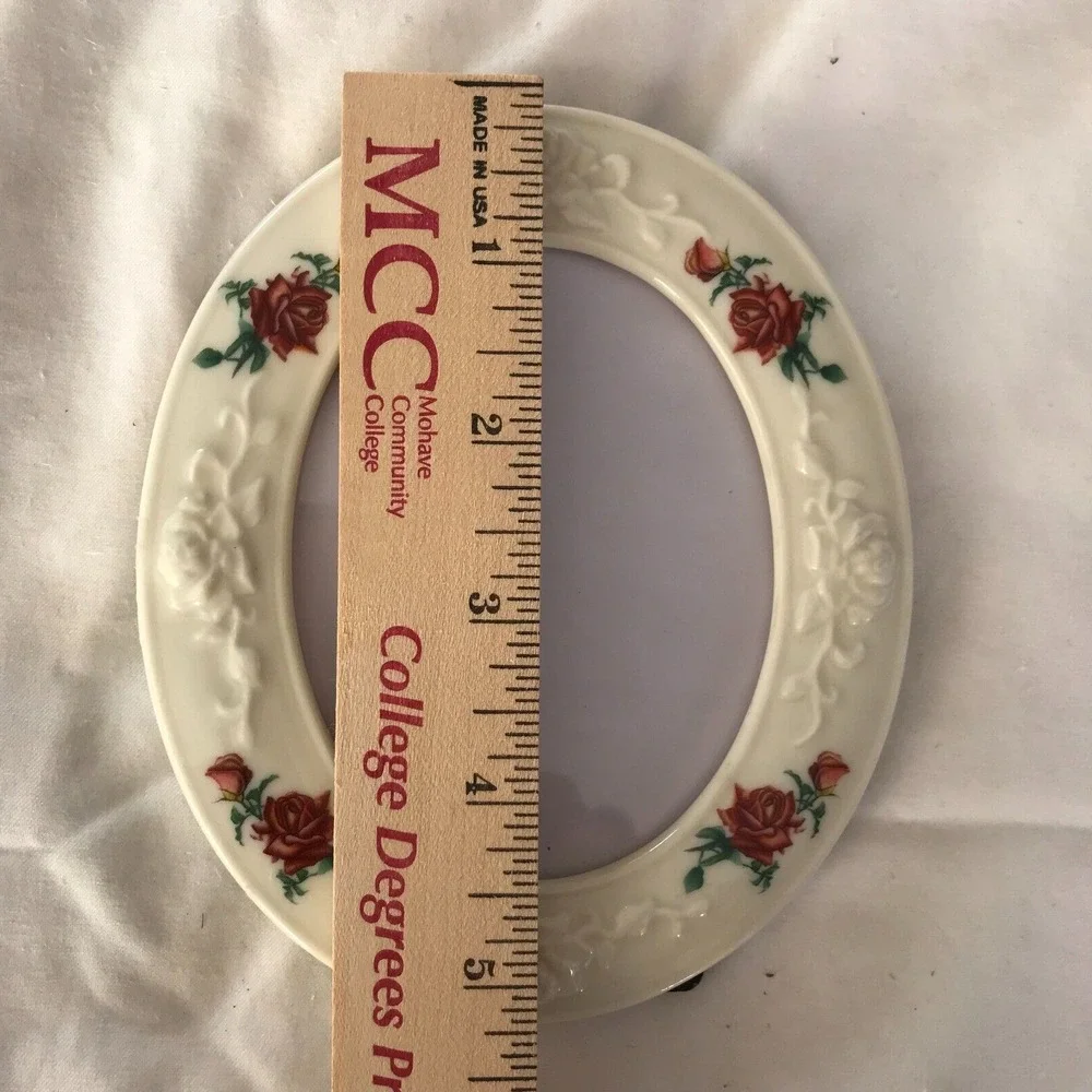 Avon Birthday 2007 President's Club PC, Picture Frames, Set of 3, Porcelain